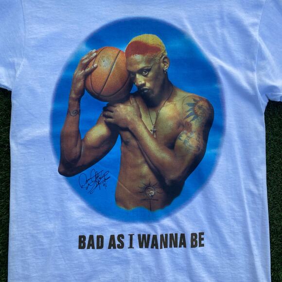 Dennis Rodman 1996 Bad As I Wanna Be Vintage Tee - Picture 2 of 4